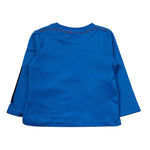 Boboli Shirt Girocollo tinta unita con Stampa Blu per Neonato 313096 BLU BOBOLI 