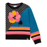 Boboli Maglia Girocollo Stampa Fantasia Multicolor per Bambina 415189 MULTICOLOR BOBOLI 