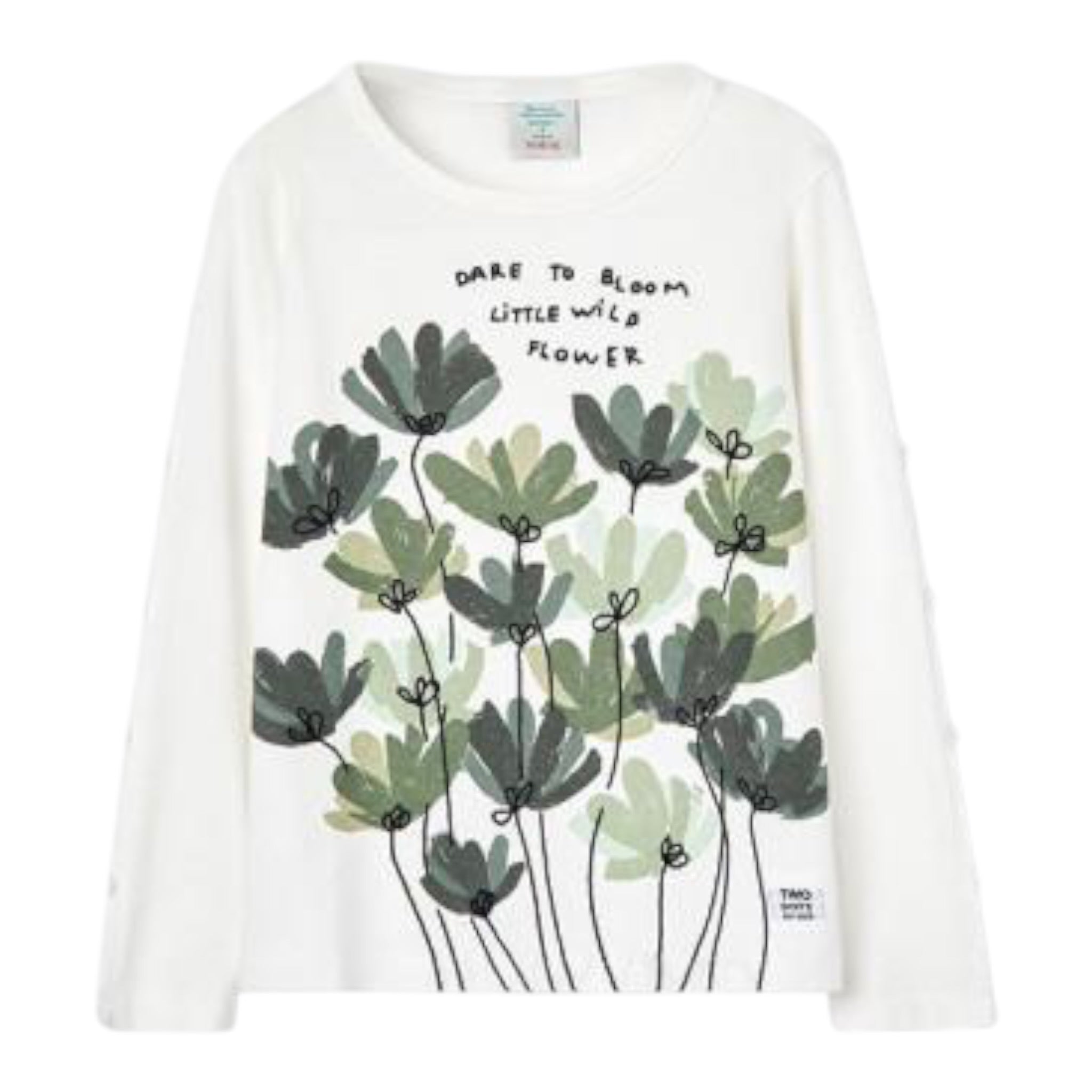Boboli Shirt Girocollo tinta unita Bianco per Bambina 437004 BIANCO BOBOLI 