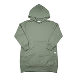 Boboli Abito Felpa con Cappuccio tinta unita Verde per Bambina 437059 VERDE BOBOLI 