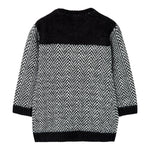 Boboli Abito Manica Lunga Stampa Fantasia Nero per Bambina 437082 NERO BOBOLI 