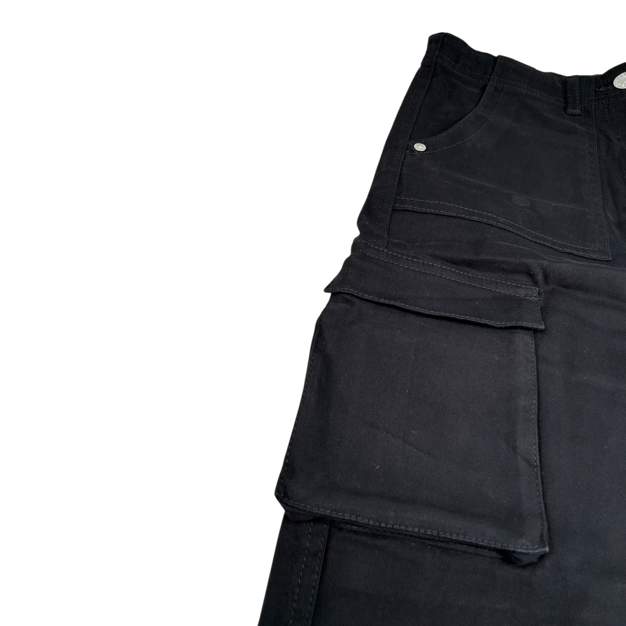 Boboli Jeans tinta unita Modello Palazzo Nero per Bambina 437105 NERO BOBOLI 