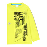 Boboli Shirt Girocollo tinta unita Giallo Fluo per Bambino 513054 GIALLO FLUO BOBOLI 