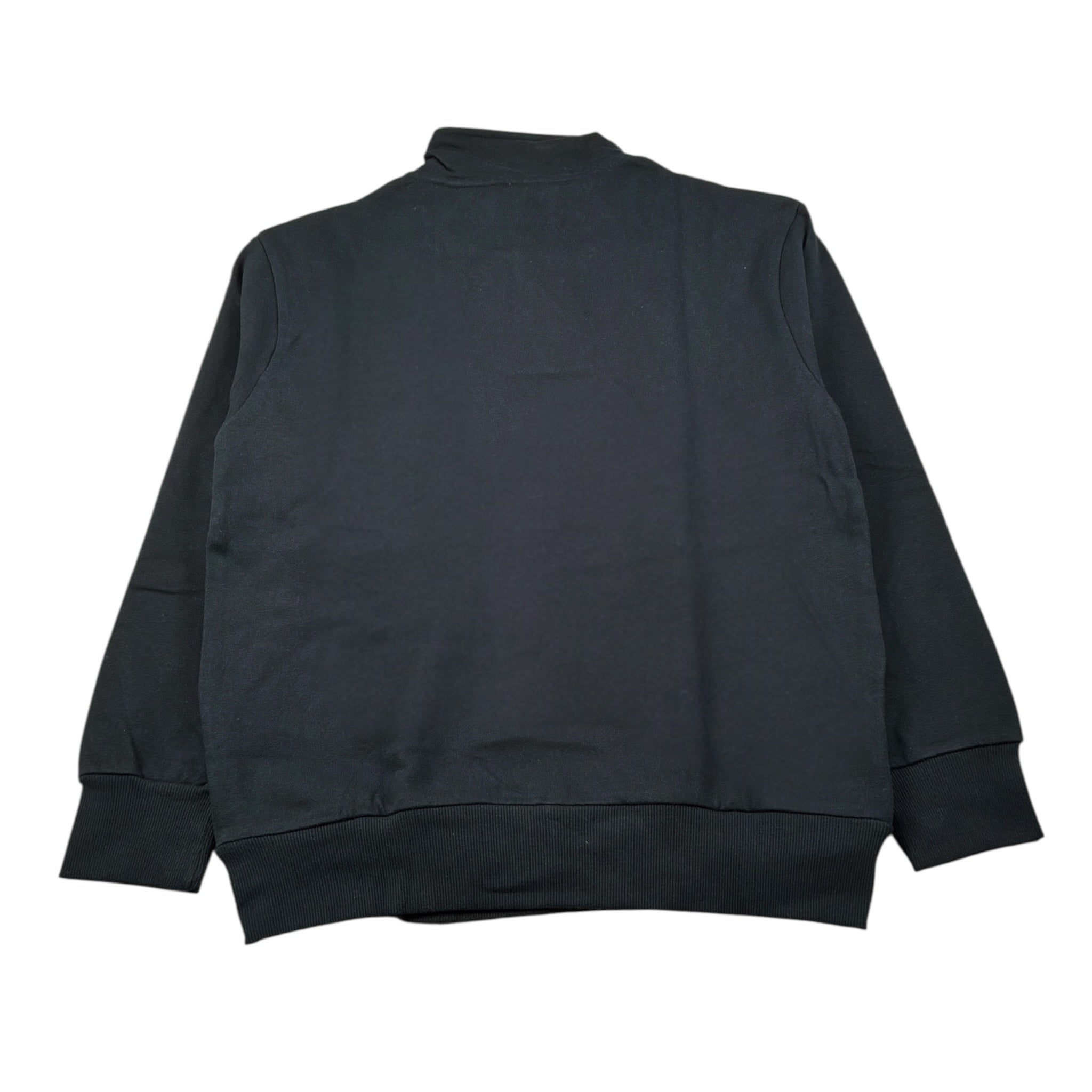 Boboli Felpa Chiusa con Mezza Zip tinta unita Nero per Bambino 513087 NERO BOBOLI 