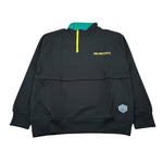 Boboli Felpa Chiusa con Mezza Zip tinta unita Nero per Bambino 513087 NERO BOBOLI 