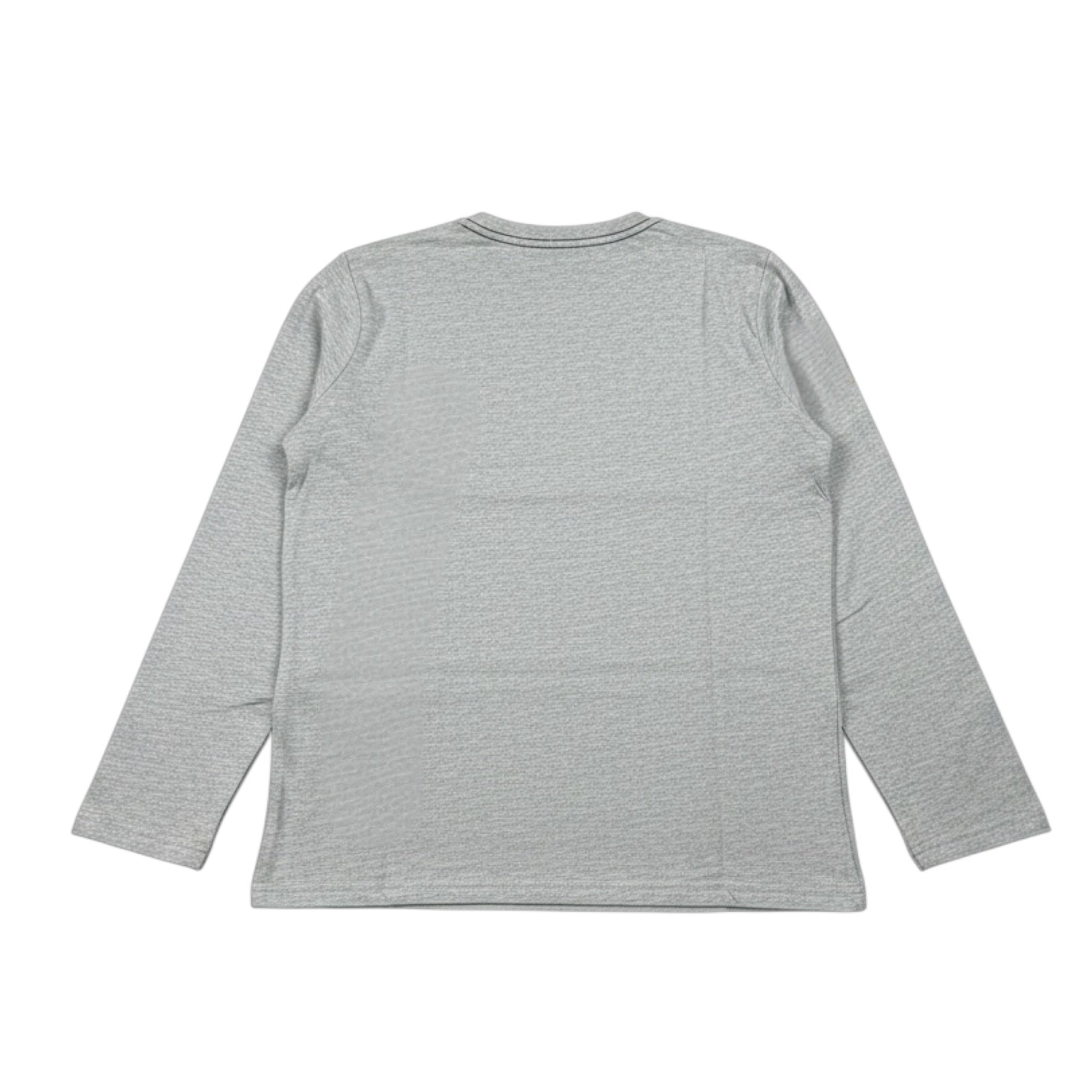 Boboli Shirt Girocollo tinta unita con Stampa Grigio per Bambino 528005 GRIGIO BOBOLI 