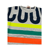 Boboli Shirt Girocollo tinta unita con Stampa Grigio per Bambino 528005 GRIGIO BOBOLI 