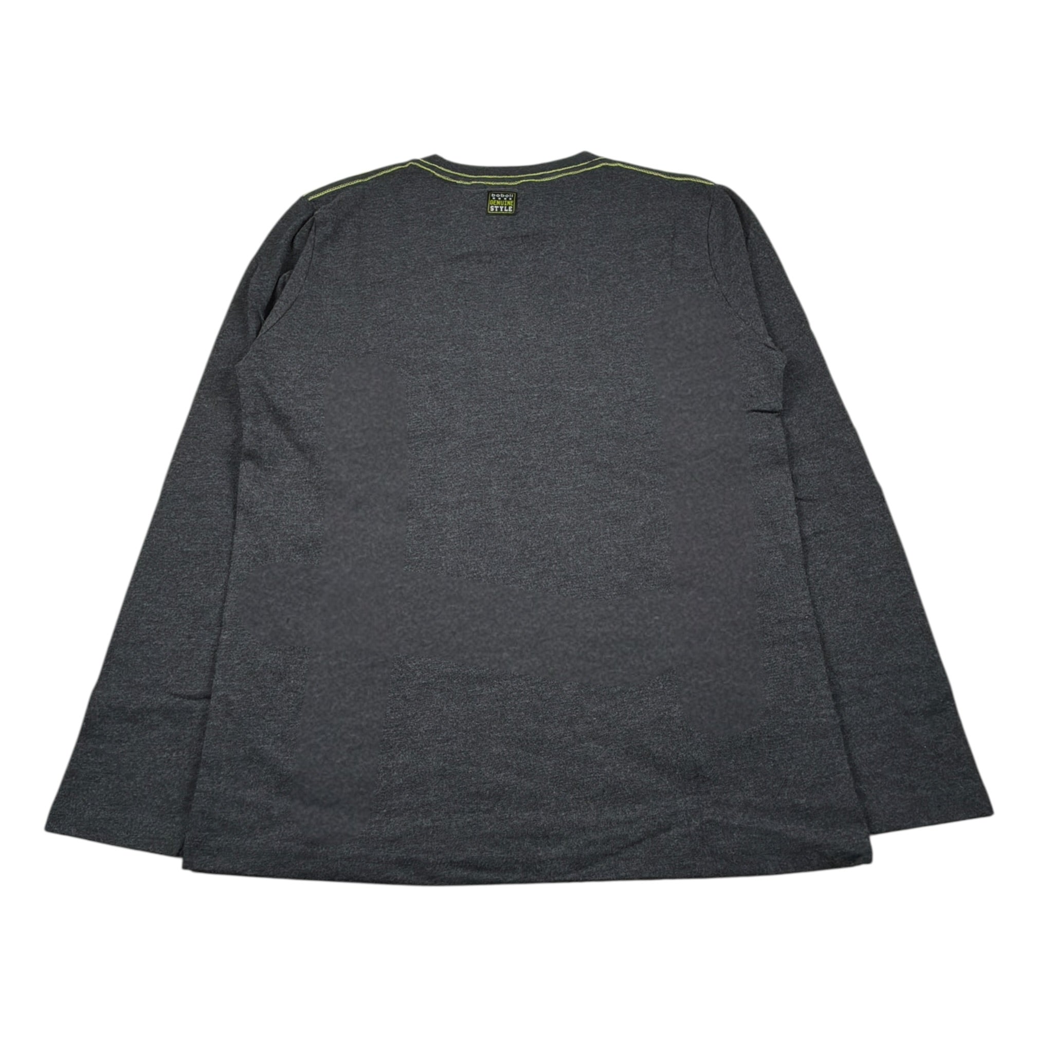 Boboli Shirt Girocollo tinta unita con Stampa Grigio per Bambino 598068 GRIGIO BOBOLI 