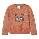 Boboli Maglia Girocollo tinta unita Arancione per Neonato 717038 ARANCIONE BOBOLI 