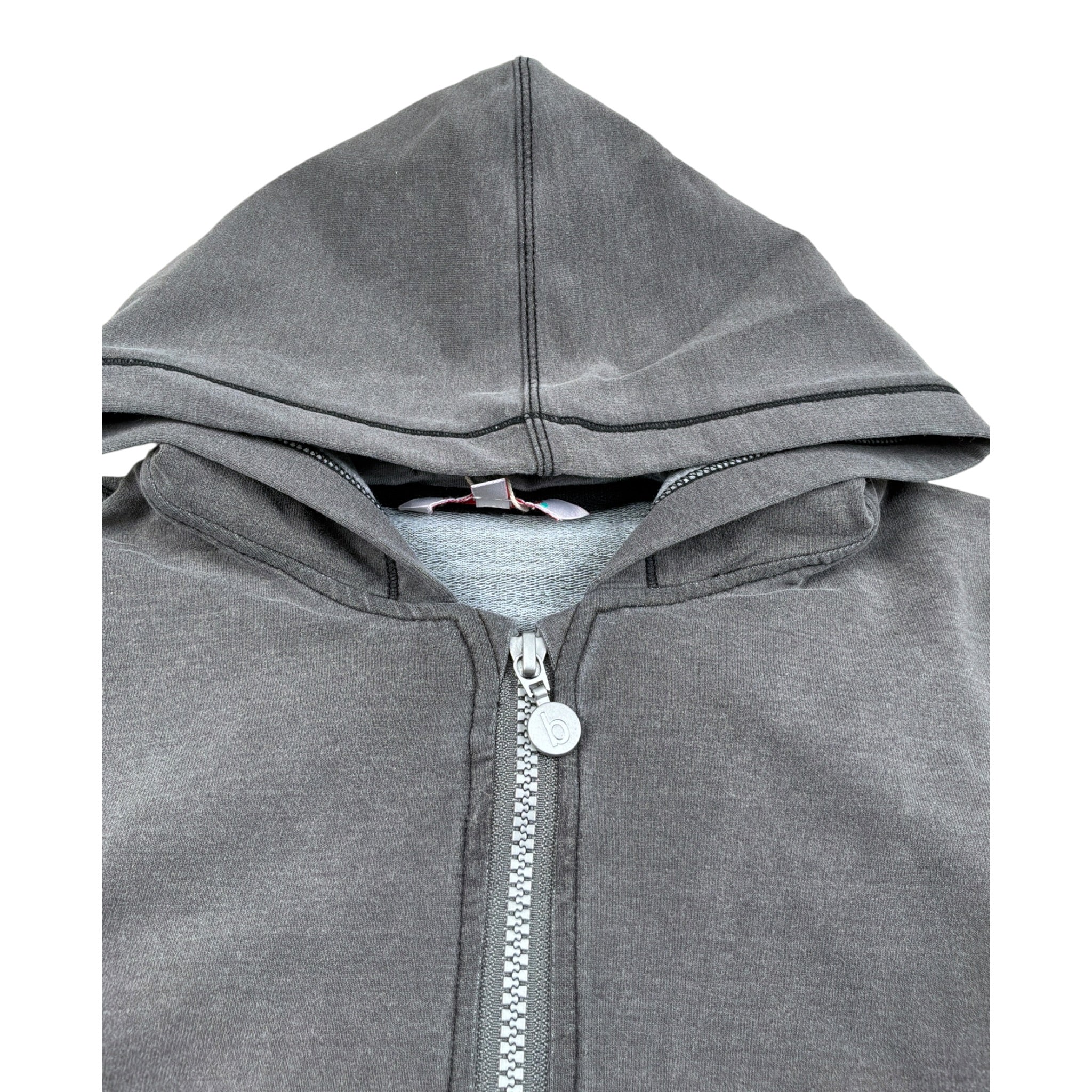 Boboli Felpa con Zip E Cappuccio tinta unita Grigio per Bambino FLPBB GRIGIO BOBOLI 