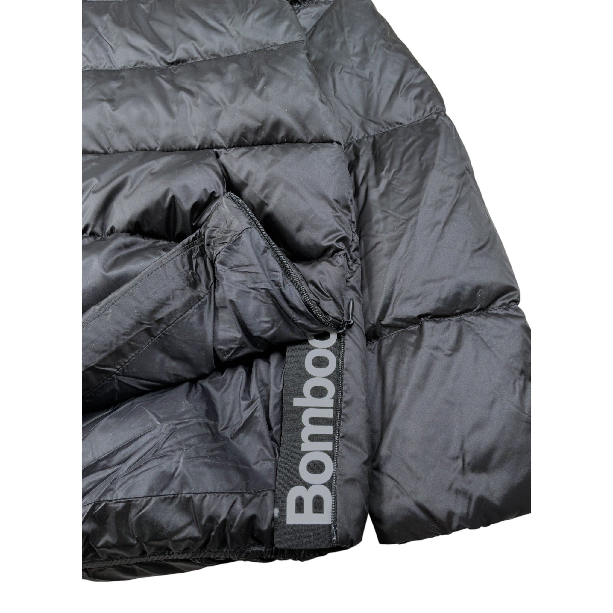 Bomboogie Giubbino tinta unita con Cappuccio Nero per Bambino GG8722 NERO BOMBOOGIE 