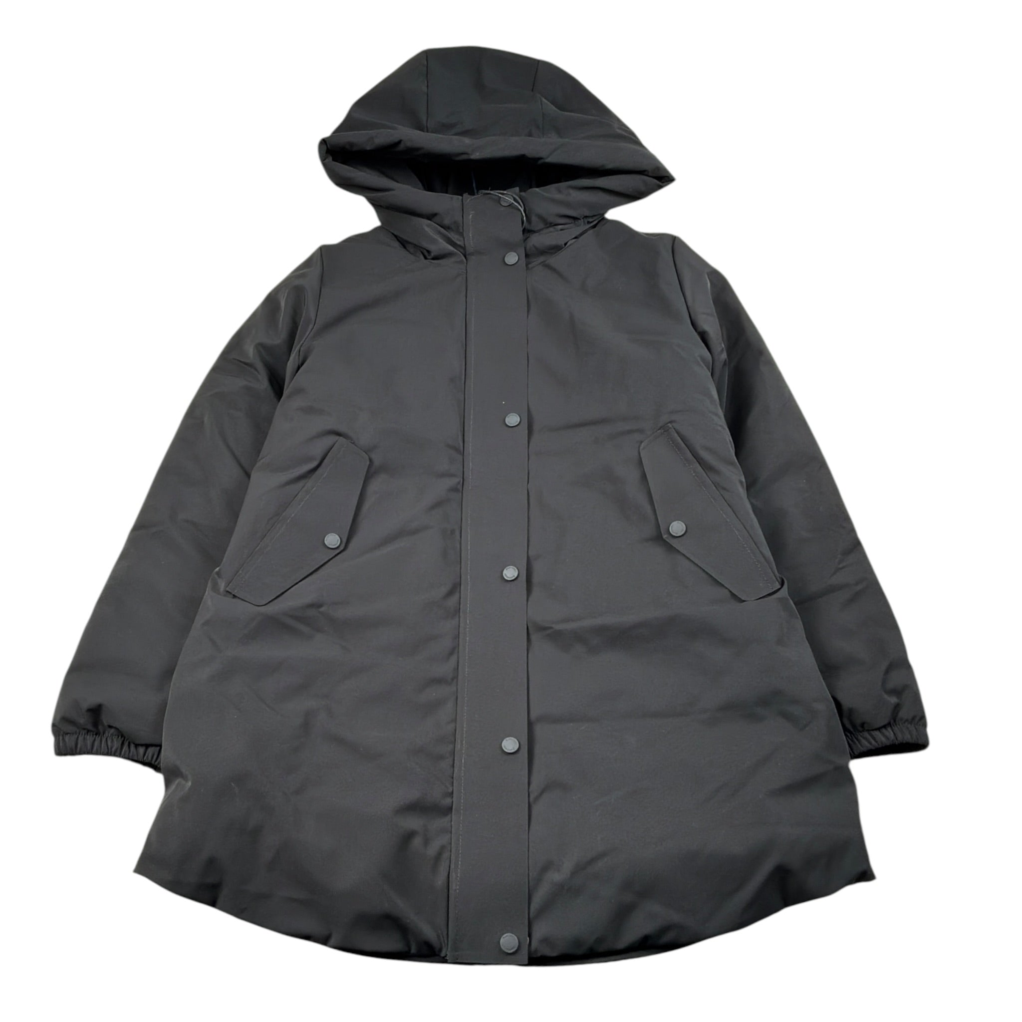 Bomboogie Giubbino tinta unita con Cappuccio Nero per Bambina GG9237 NERO BOMBOOGIE 