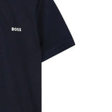 Boss Polo tinta unita con Logo Blu per Bambino J52014 BLU BOSS 