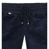Boss Pantalone tinta unita In Camoscio Blu per Neonato J52438 BLU BOSS 