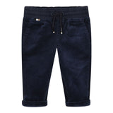 Boss Pantalone tinta unita In Camoscio Blu per Bambino J52438J BLU BOSS 