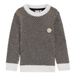 Boss Maglia tinta unita con Microfantasia Nero per Bambino J52453XJ NERO BOSS 