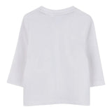 Boss Shirt tinta unita con Logo Bianco per Neonato J52463XX BIANCO BOSS 