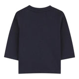 Boss Shirt tinta unita con Logo Blu per Neonato J52469 BLU BOSS 