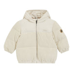 Boss Giubbino tinta unita con Zip E Cappuccio Beige per Neonato J52478 BEIGE BOSS 