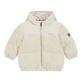 Boss Giubbino tinta unita con Zip E Cappuccio Beige per Neonato J52478 BEIGE BOSS 