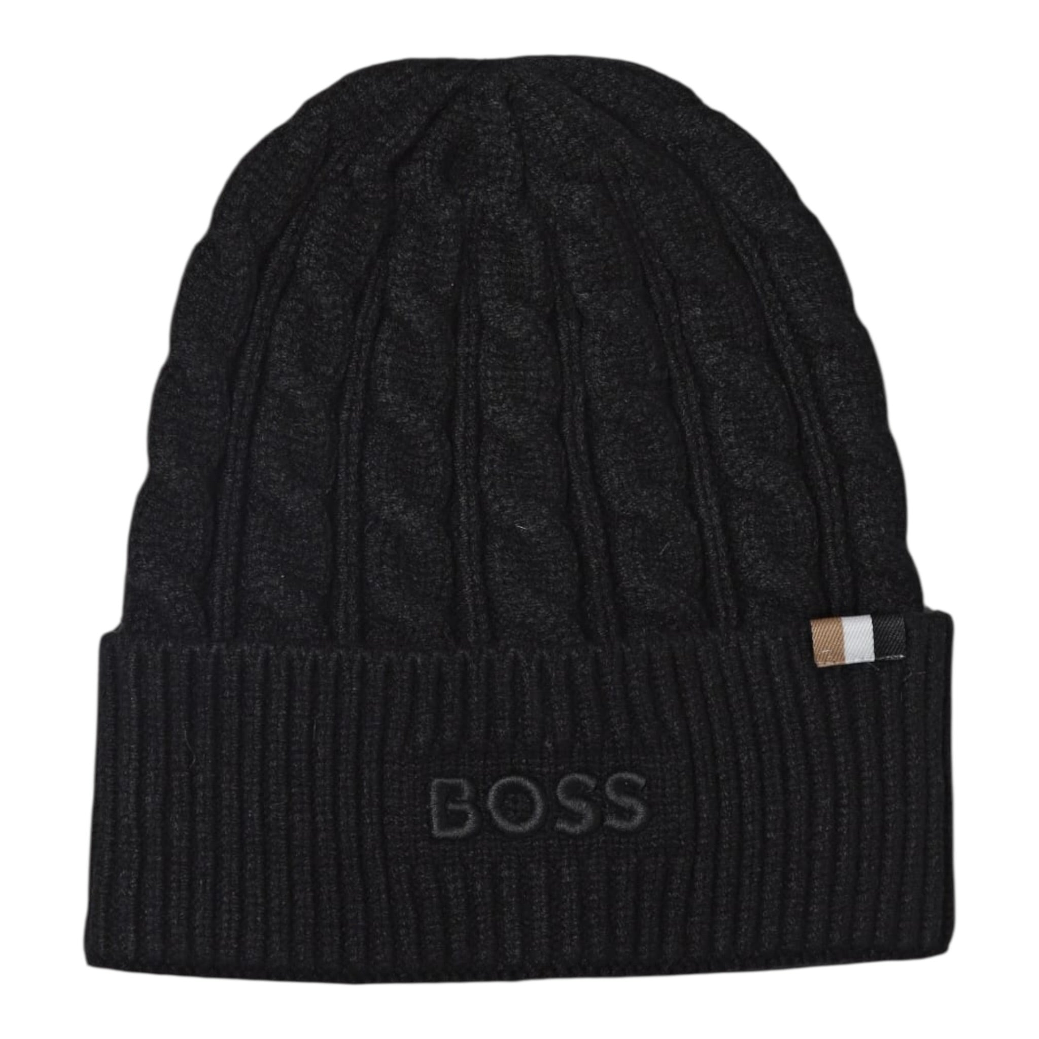 Boss Cappello tinta unita con Logo Nero per Bambino J52624J NERO BOSS 