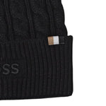 Boss Cappello tinta unita con Logo Nero per Neonato J52624 NERO BOSS 
