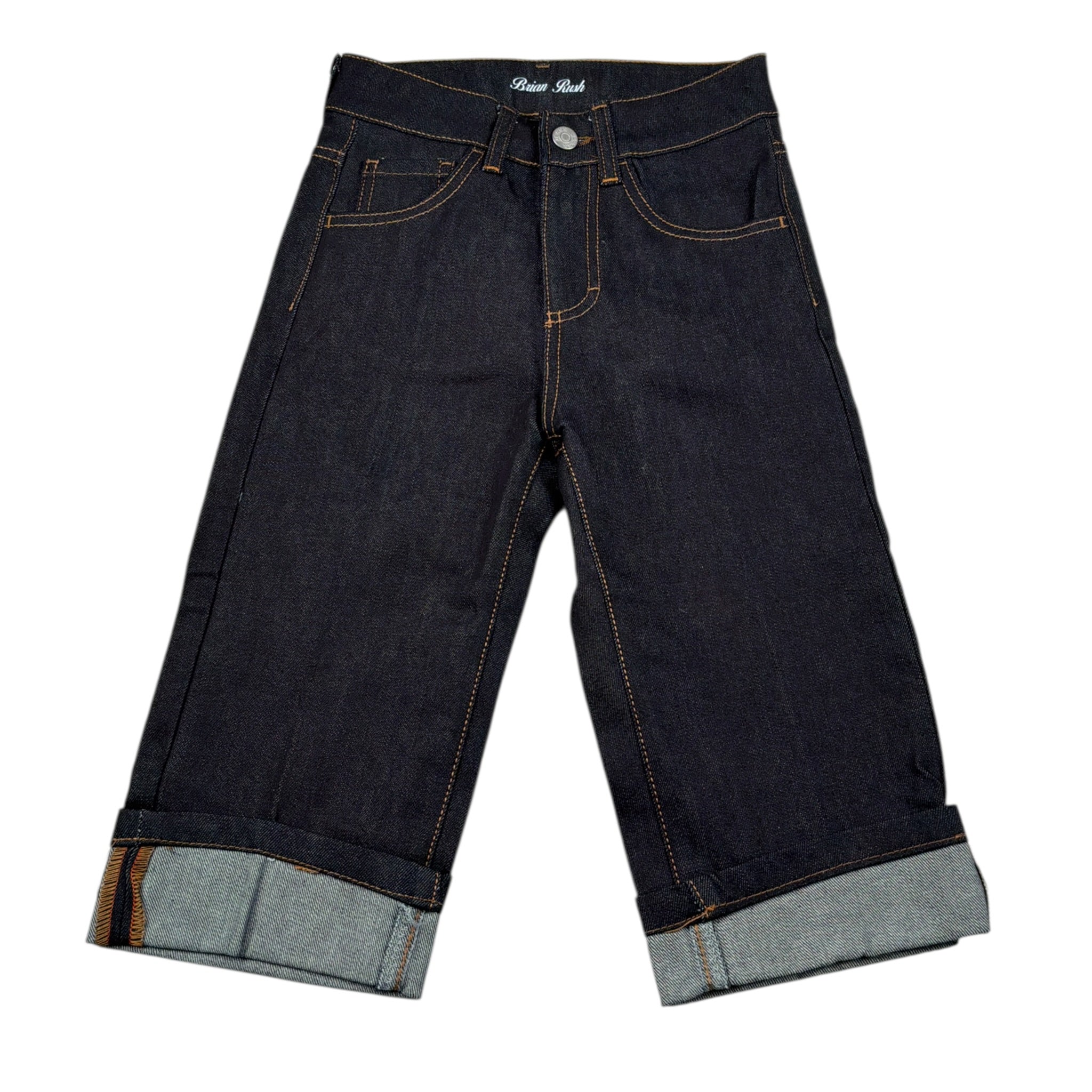 Brian Rush Jeans tinta unita con Girovita Regolabile Blu per Bambino 3125 BLU BRIAN RUSH 