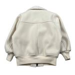 Brian Rush Giubbino tinta unita con Zip Panna per Bambino VN746 PANNA BRIAN RUSH 