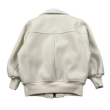 Brian Rush Giubbino tinta unita con Zip Panna per Bambino VN746 PANNA BRIAN RUSH 