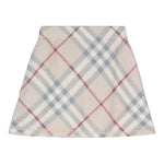 Burberry Gonna tinta unita con Fantasia Beige per Bambina 8093147 BEIGE BURBERRY 
