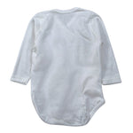 Calamaro Body tinta unita con Ricami Panna per Neonata 18020 PANNA CALAMARO 