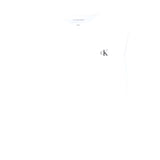 Calvin Klein Shirt Girocollo tinta unita con Stampa Bianco per Bambino IB02255 BIANCO CALVIN KLEIN 