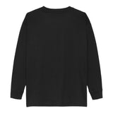 Calvin Klein Shirt Girocollo tinta unita con Logo Nero per Bambino IB0IB01701 NERO CALVIN KLEIN 