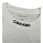 Calvin Klein Shirt Girocollo tinta unita con Logo Bianco per Bambino IB0IB02354 BIANCO CALVIN KLEIN 