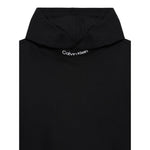 Calvin Klein Felpa tinta unita con Cappuccio E Stampa Nero per Bambino IB0IB02525 NERO CALVIN KLEIN 