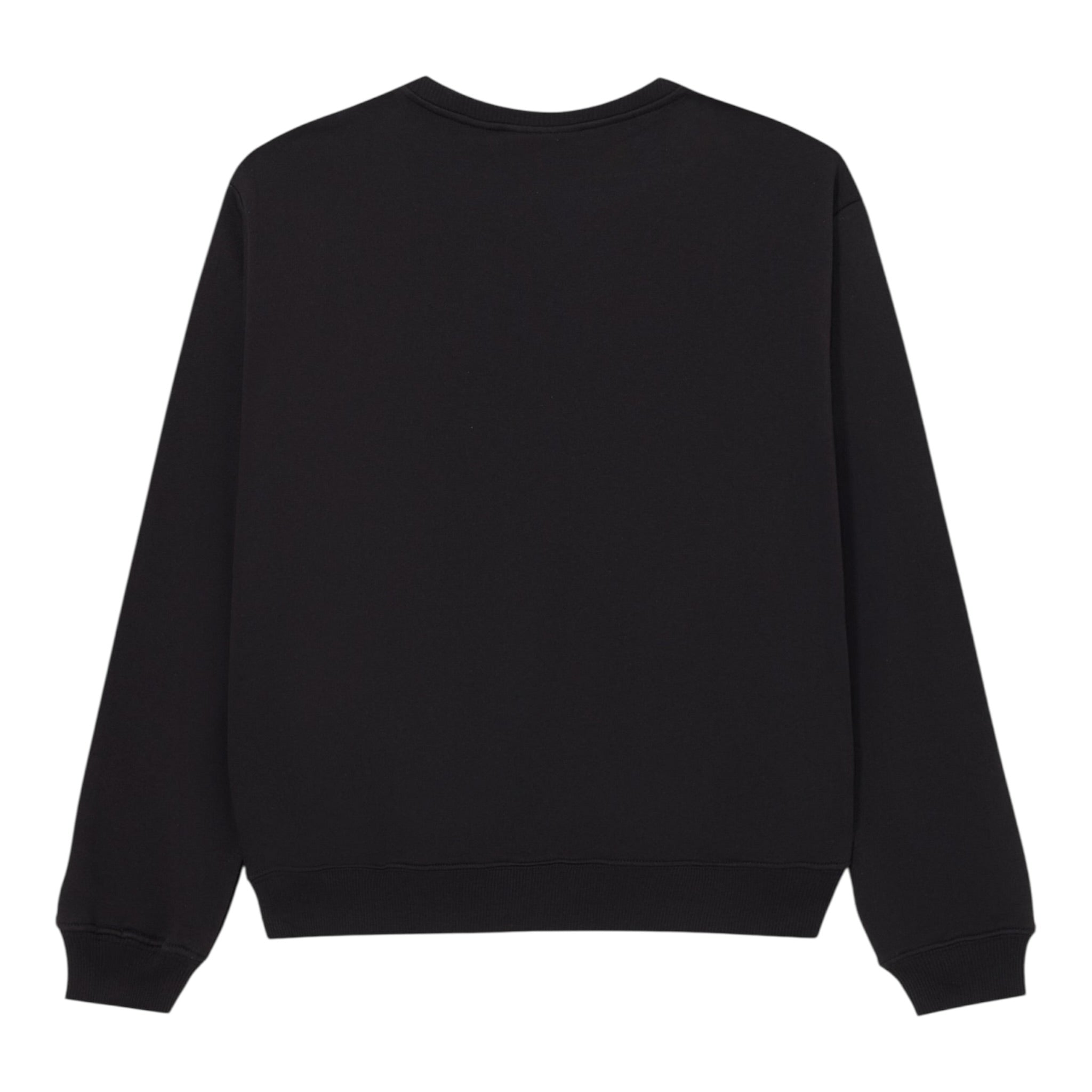 Calvin Klein Felpa Chiusa Girocollo tinta unita con Logo Nero per Bambino IB0IB02562 NERO CALVIN KLEIN 