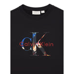 Calvin Klein Felpa Chiusa Girocollo tinta unita con Logo Nero per Bambino IB0IB02562 NERO CALVIN KLEIN 