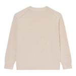 Calvin Klein Maglia Girocollo tinta unita con Logo Beige per Bambino IB0IB02598 BEIGE CALVIN KLEIN 