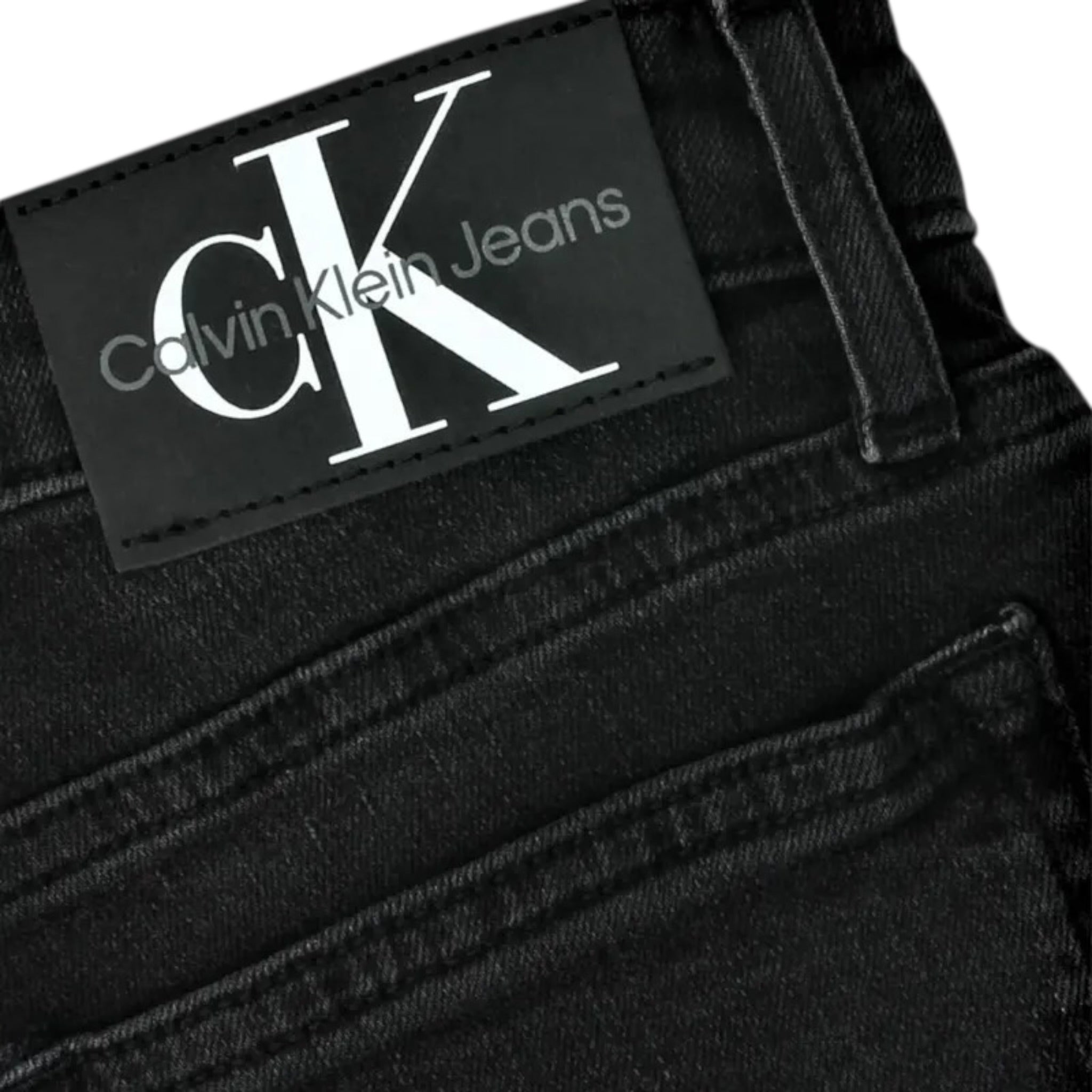 Calvin Klein Jeans tinta unita con Girovita Nero per Bambino IG0IG02063 NERO CALVIN KLEIN 