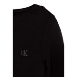 Calvin Klein Abito tinta unita con Logo Nero per Bambina IG0IG02667 NERO CALVIN KLEIN 