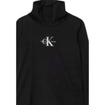 Calvin Klein Shirt Collo Alto tinta unita con Logo Nero per Bambina IG0IG02811 NERO CALVIN KLEIN 