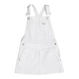 Calvin Klein Salopette Modello Gonna tinta unita con Logo Bianco per Bambina IG0IG02904 BIANCO CALVIN KLEIN 