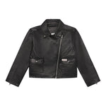 Calvin Klein Chiodo In Ecopelle tinta unita Nero per Bambina IG0IG02982 NERO CALVIN KLEIN 