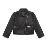 Calvin Klein Chiodo In Ecopelle tinta unita Nero per Bambina IG0IG02982 NERO CALVIN KLEIN 
