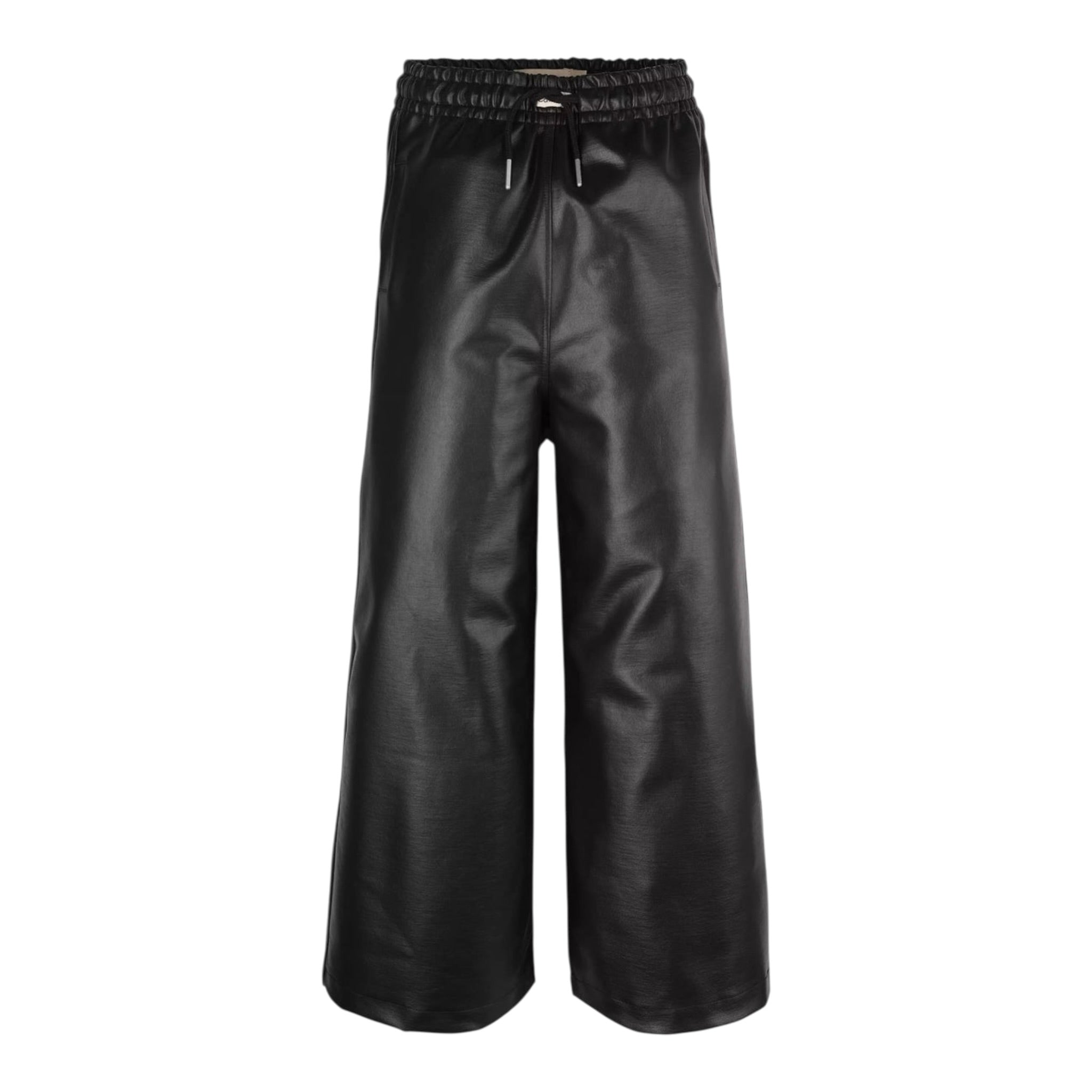 Calvin Klein Pantalone In Ecopelle tinta unita con Elastico In Vita Nero per Bambina IG0IG02983X NERO CALVIN KLEIN 