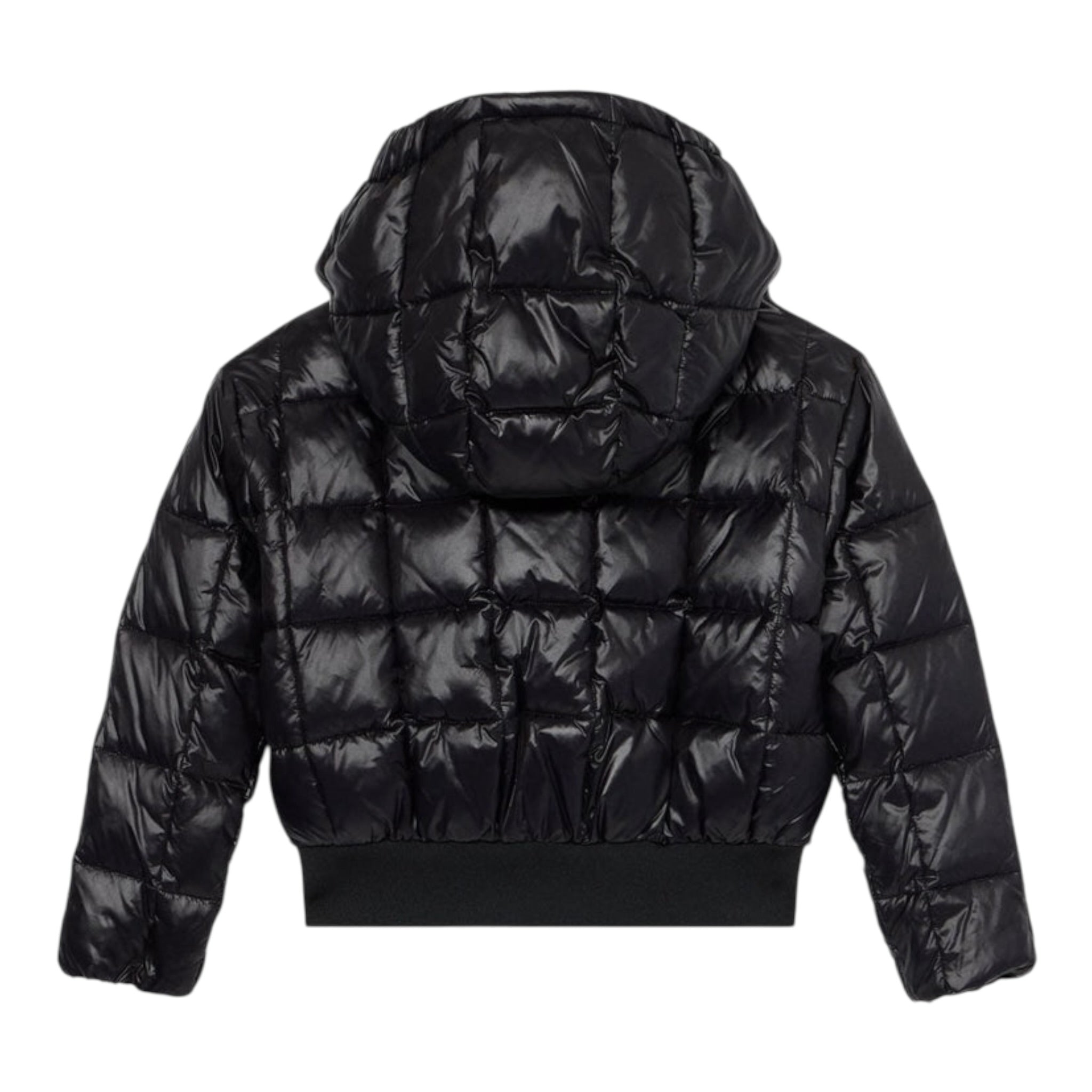 Calvin Klein Giubbino tinta unita con Zip E Cappuccio Nero per Bambino IG0IG02988X NERO CALVIN KLEIN 