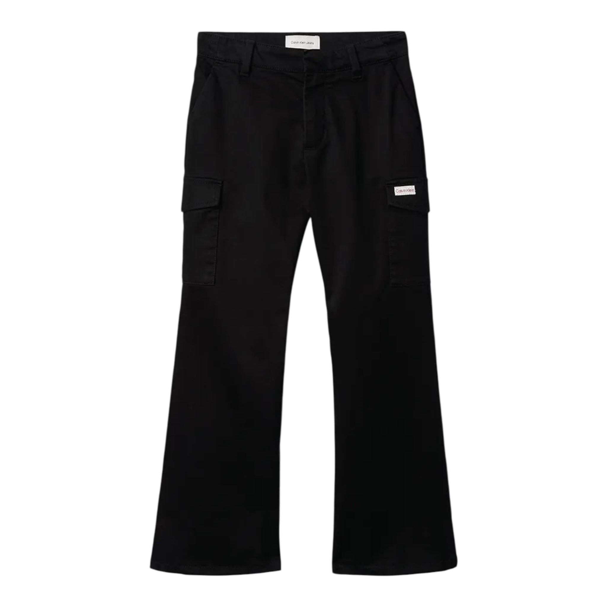 Calvin Klein Pantalone tinta unita Modello Palazzo Nero per Bambina IG0IG03004 NERO CALVIN KLEIN 