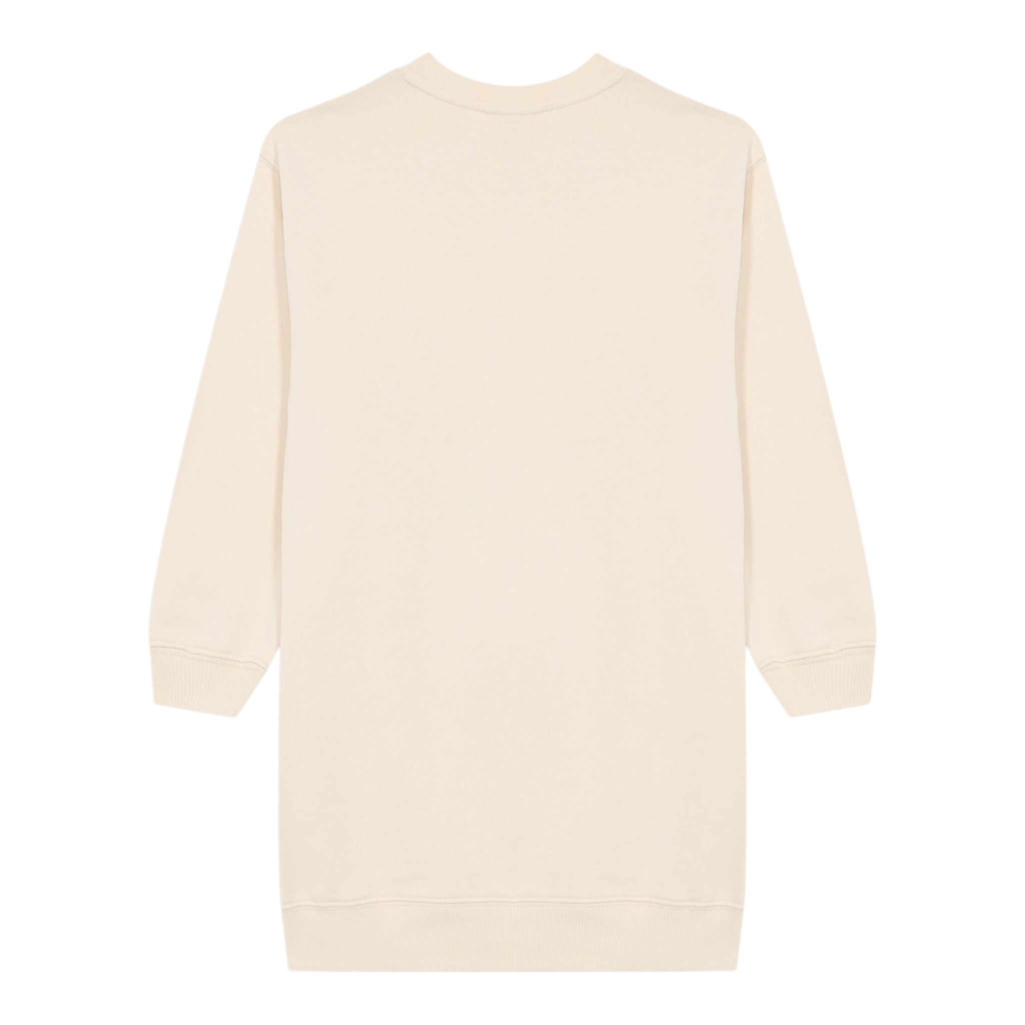 Calvin Klein Abito Manica Lunga tinta unita con Logo Panna per Bambina IG0IG03009PGB PANNA CALVIN KLEIN 