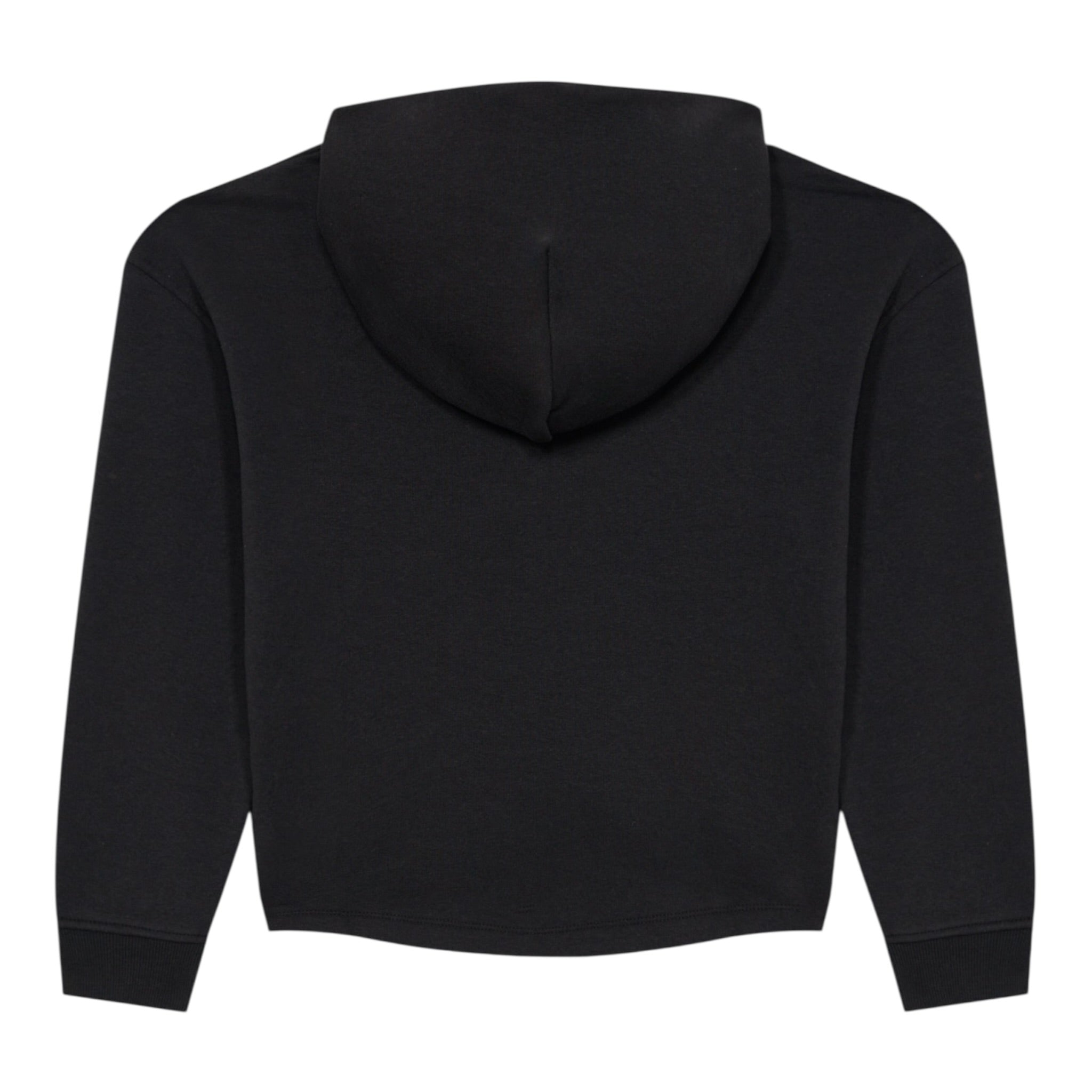 Calvin Klein Felpa Chiusa con Cappuccio tinta unita con Logo Nero per Bambina IG0IG03018T NERO CALVIN KLEIN 