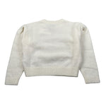 Calvin Klein Maglia Girocollo tinta unita con Logo Panna per Bambina IG0IG03048 PANNA CALVIN KLEIN 
